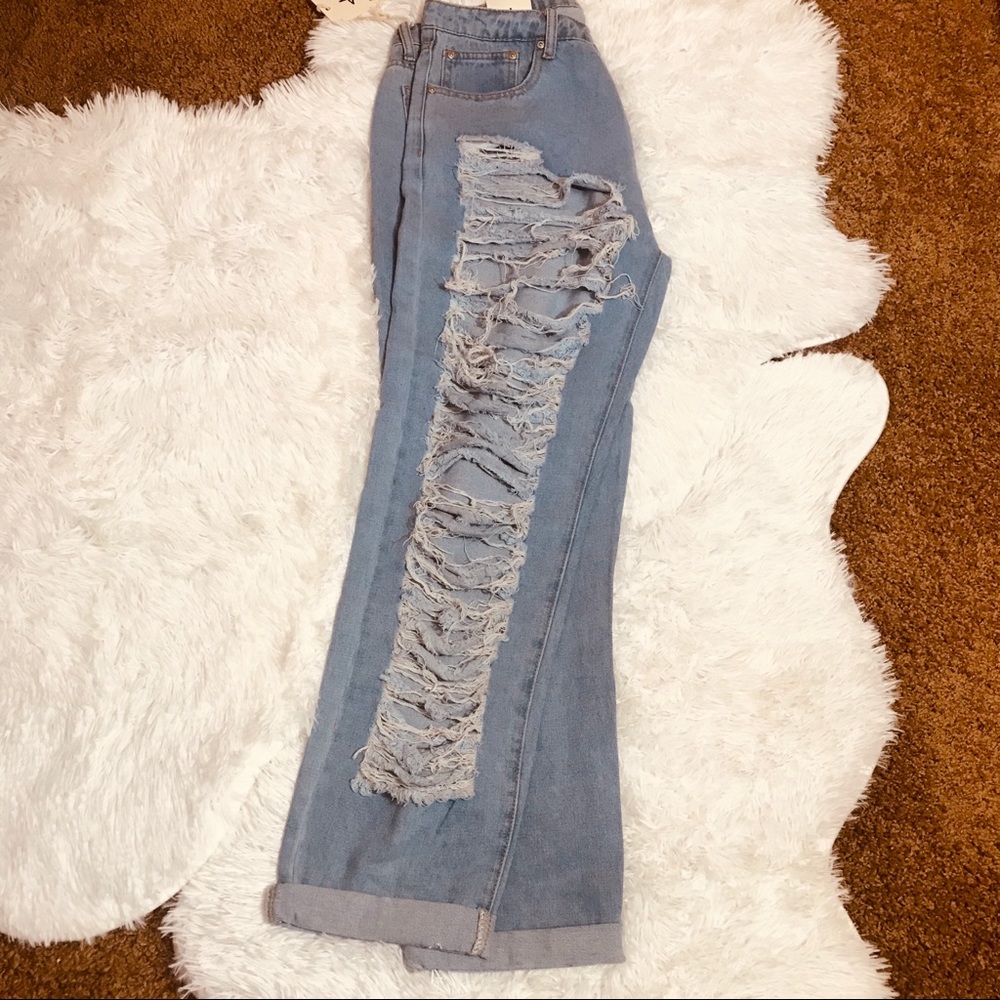 Boyfriend Destress JEANS